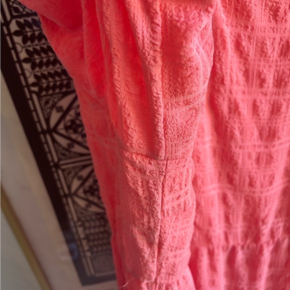 Rewind Dress Pink Ruffled 3/4 Sleeve - Picture 4 of 7